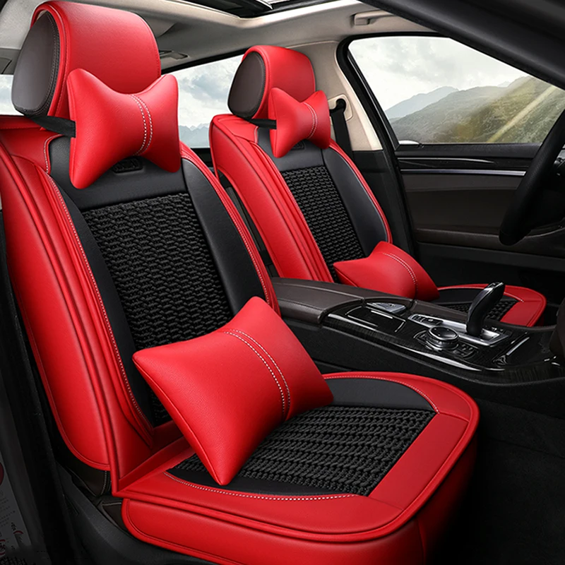 Ледяной Шелковый чехол для автомобильного сиденья dodge nitro ram 1500 challenger journey