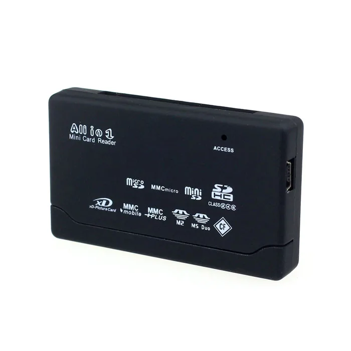 Горячая USB 2,0 кард-ридер для SD XD MMC MS CF SDHC TF Micro SD M2 адаптер легко носить с собой