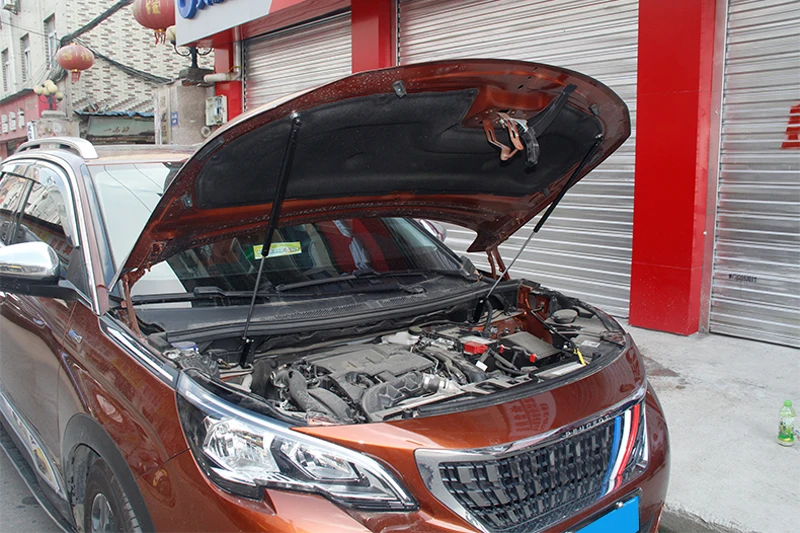 Черный капот двигателя амортизатор демпфер подъемник для peugeot 3008 GT/5008 GT