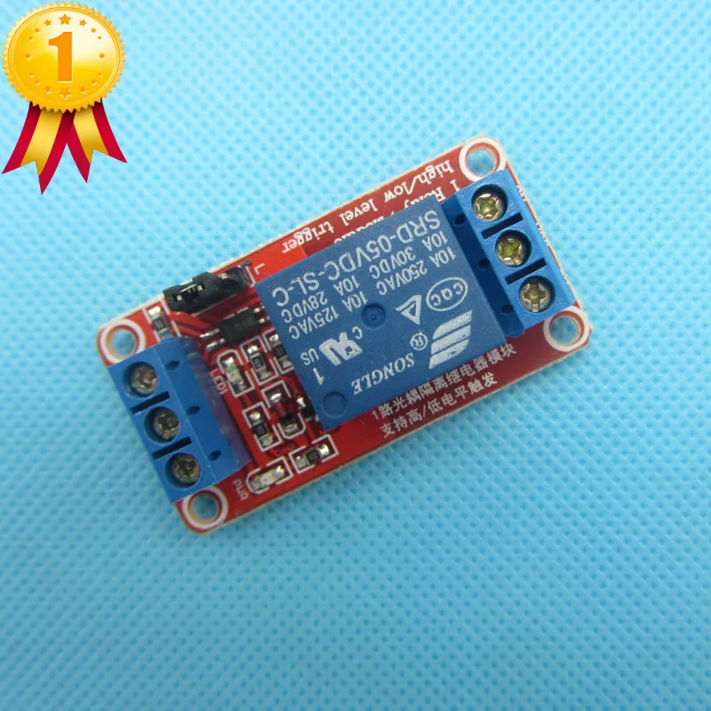 

One 1 Channel 5V Relay Module Board Shield with Optocoupler Support High and Low Level Trigger for Arduino
