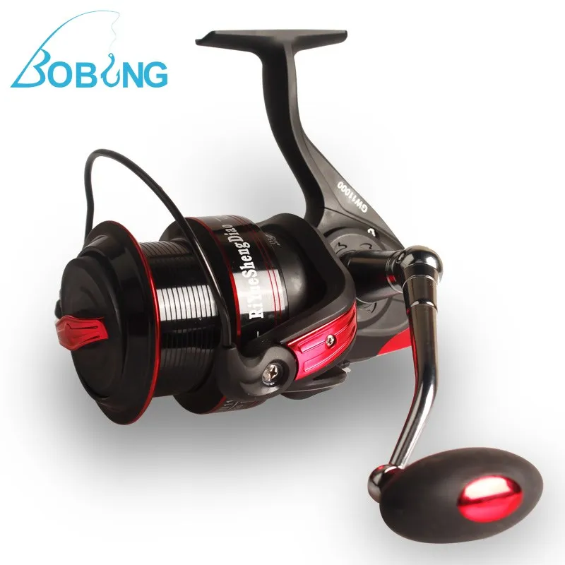 

Bobing 13+1BB Long Shot Wheel Distant Metal Spinning Spool Fishing Reel Max Drag Power Casting 9000-11000 Series Carp Sea