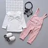 Spring newborn baby girls clothes sets fashion suit T-shirt + pants suit baby girls outside wear  sports suit clothing sets ► Photo 3/6