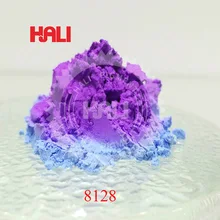 Продаем цветной термохромный пигмент, термочувствительный порошок, термохромный порошок, 31C фиолетовый к синему, 1 лот = 10 г