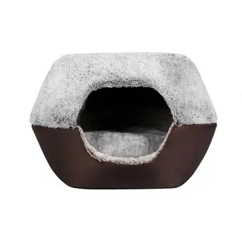 

HobbyLane New 2 in 1 Purpose Folding Soft Pet Cat House Sleeping Bed For Small Cat Dog Accessories