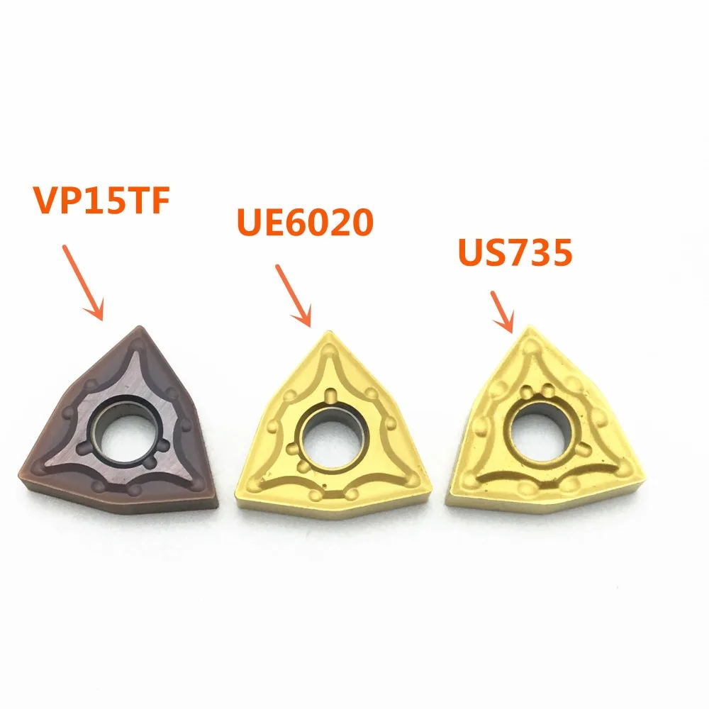 

Carbide tool WNMG080404 VP15TF/UE6020/US735 high quality triangle finishing metal turning tool CNC milling turning lathe tools