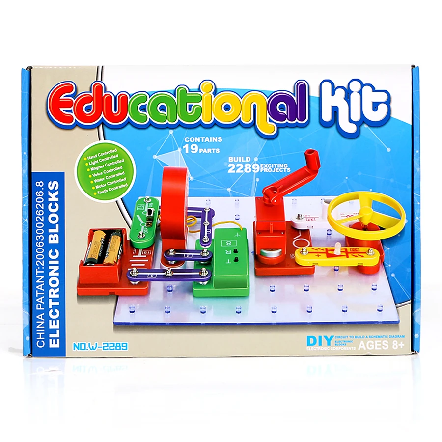 Electronics Discovery Kit 2289 exciting projects Smart Science electronic kit for children educational learning Circuits toys Electronics Discovery Kit 2289 exciting projects Smart Science electronic kit for children educational learning Circuits toys