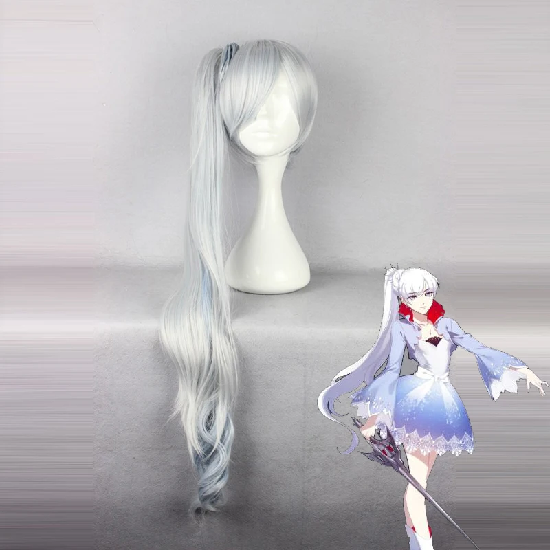 

RWBY Weiss Schnee Cosplay Wigs Long Wavy Heat Resistant Cosplay Wig