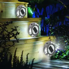 Солнечная энергия Открытый дорожный светодиодный светильник подъездная дорожка док-станция дорожка наземная лампа