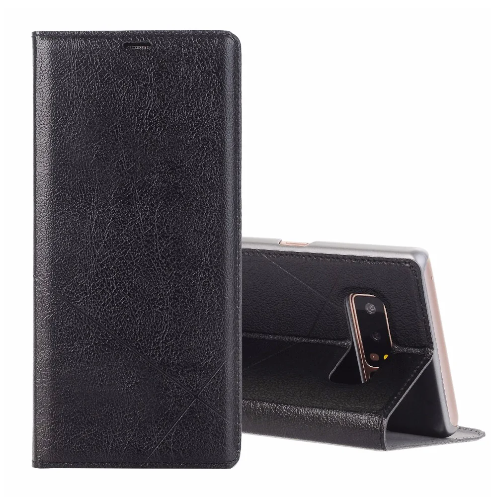 

Leather Flip Cover Wallet Case For Samsung Galaxy S8 S9 Plus Note 8 S8plus S9plus Note8 S 9 SM G950F G955F G960F G965F N950F