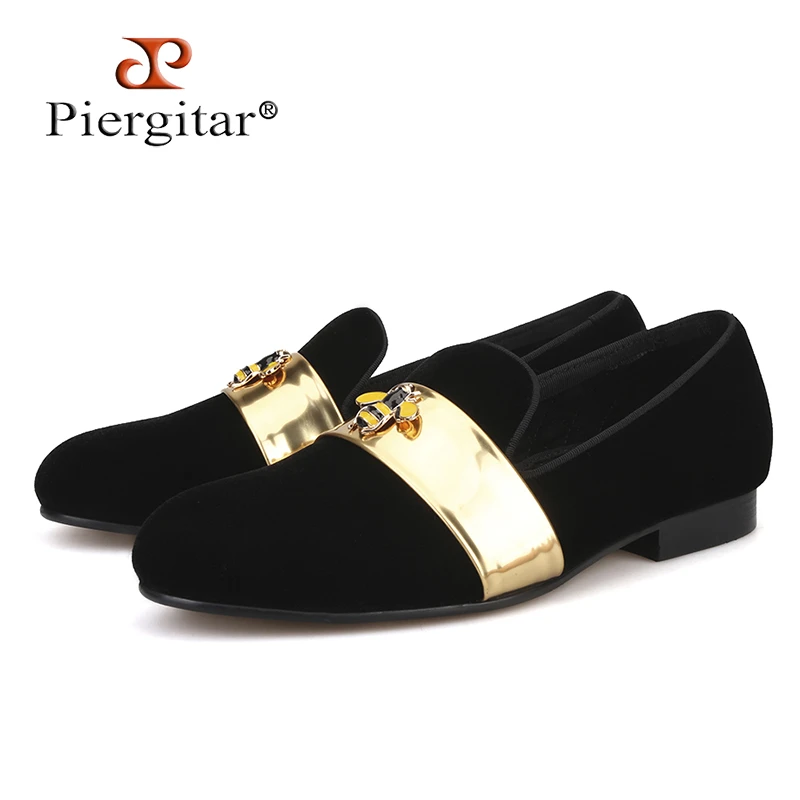 Mens loafers with gold buckle Clearance
