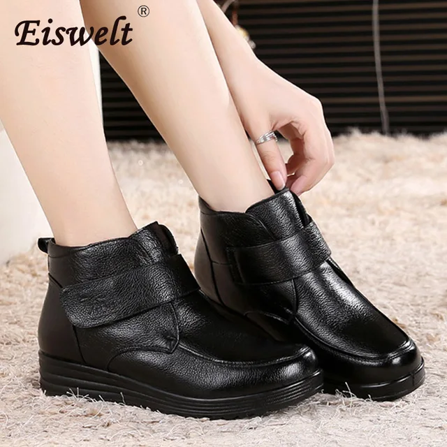 Buy EISWELT Winter Boots Female Plush Women Genuine