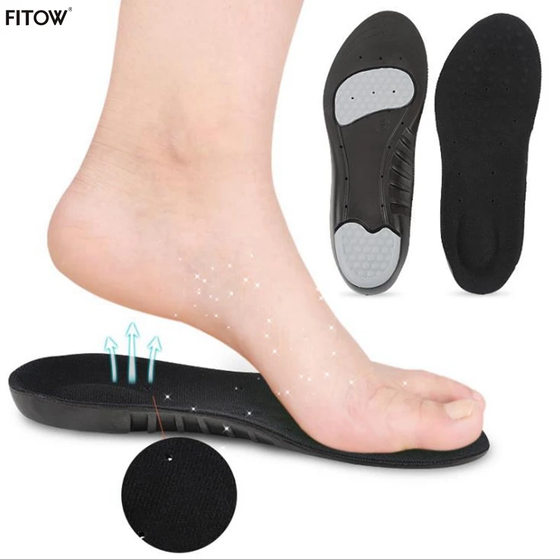 

Unisex Cuttable Size Sports Gel Insoles Swear and Shock Absorbant Breathable Sports Insole with Arch Support for Size 34-44