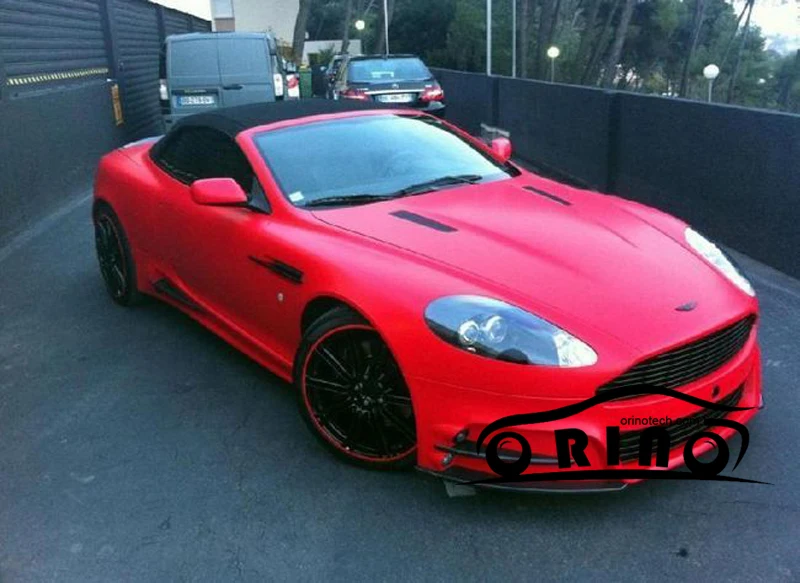 Matte Red Vinyl Wrap-8
