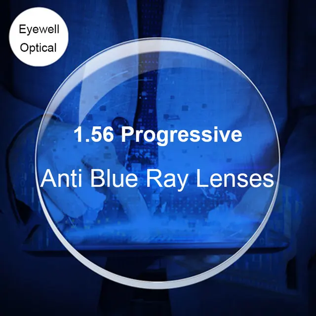 Special Price 1.56 Blue Light Blocking Digital Free Form Progressive Lenses Prescription Optical Glasses Lens For Eyes Protection Computer Use