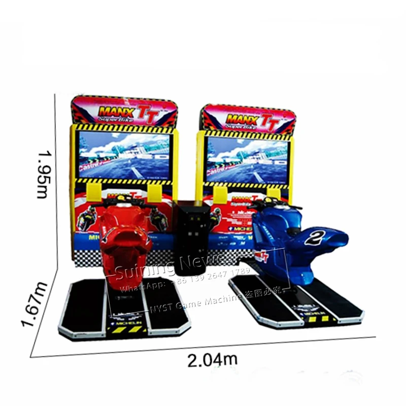 アミューズメントゲームセンター機器のコインアーケード機 Tt バイク運転シミュレータモーターバイクモトレースゲーム Racing Game Arcade Machinevideo Arcade Machine Aliexpress