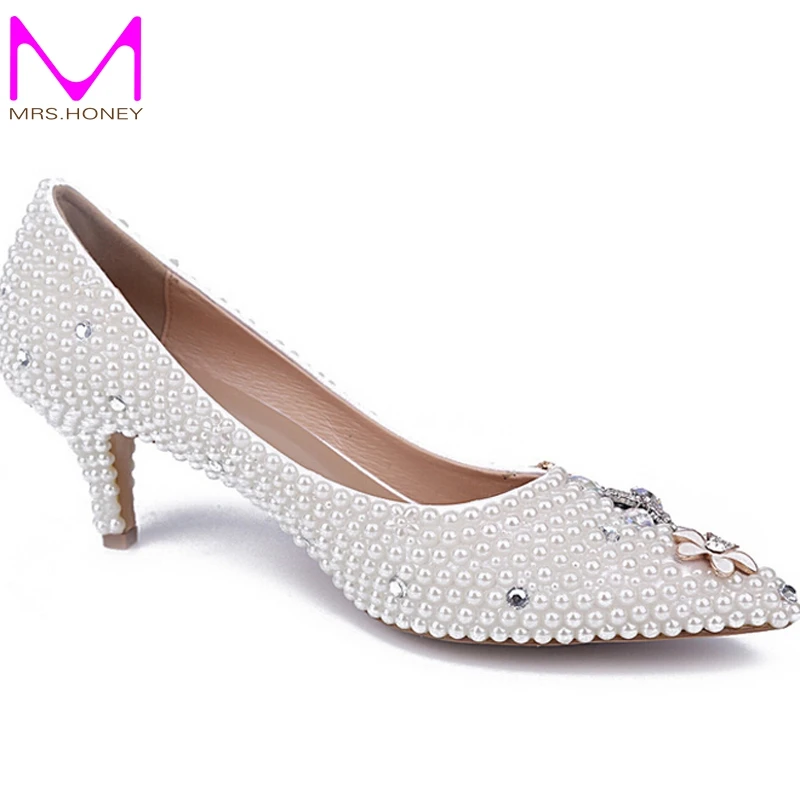 Compare Prices On 1 Inch Heel Shoes- Online Shopping/Buy Low Price Middle Heel Comfortable Shoes Pointed Toe Party Prom SHoes Elegant Bridesmaid Shoes 2 Inches Women Shoes - Compare Prices On 1 Inch Heel Shoes- Online Shopping/Buy Low Price
