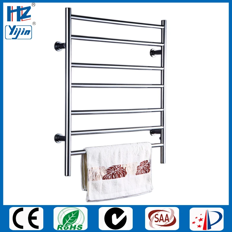 New Design Electric Heated Towel Rack Square bars Towel drying Heater Popular Type Heated Towel Rails Bathroom Towels TW-SQ8