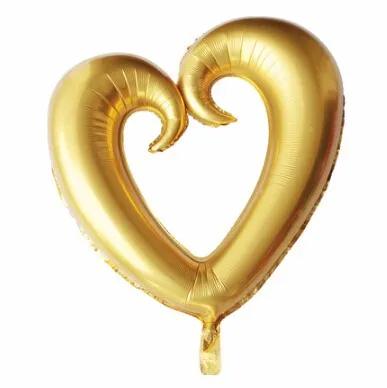 5 шт./лот большие воздушные шары с дизайном «сердце» 40 дюймов Свадебные фольги в форме сердца клипсы для воздушных шаров, любовь, следа на день рождения Свадебная вечеринка украшения