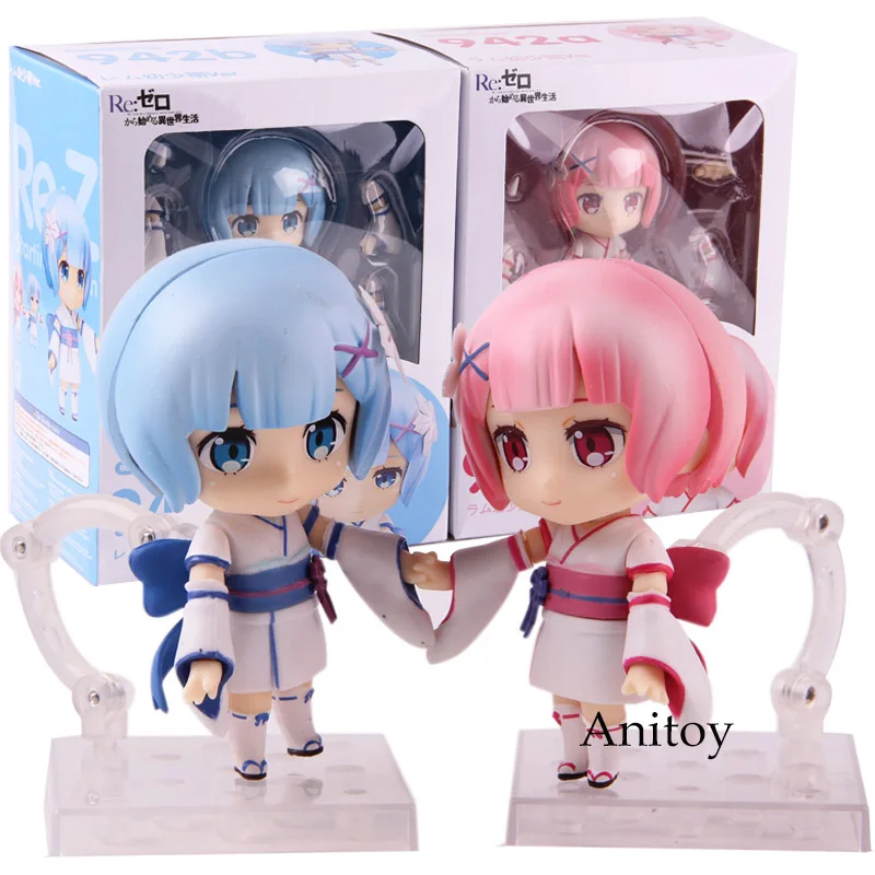 Nendoroid 942 Re: жизнь в другом мире от Zero Re Zero Ram Rem детство Ver. ПВХ фигурка Коллекционная модель игрушки