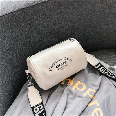 Assez sac Для женщин сумки-мессенджеры модные повседневные Искусственная кожа женские сумки с принтом Букв Мини сумка на одно плечо bagsCD5145/j - Цвет: white