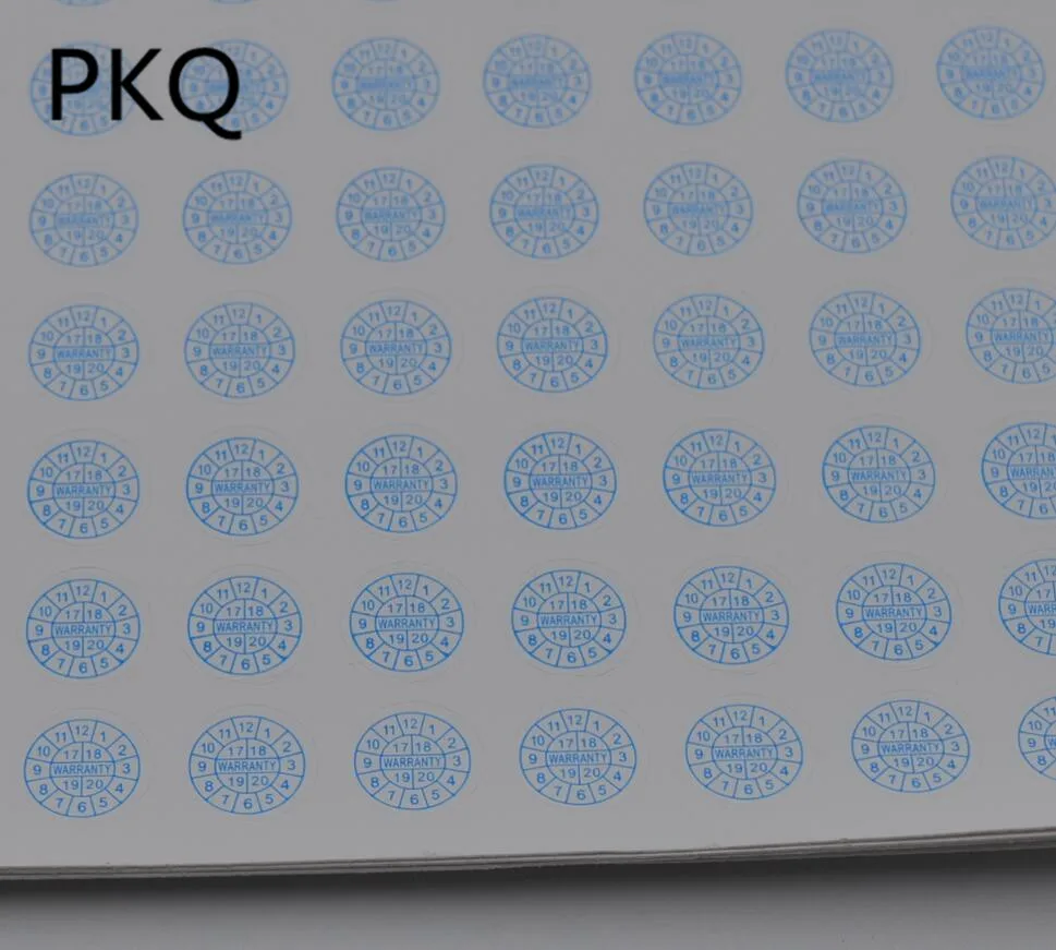 

500pcs/lot Warranty sticker, fragile sticker void if seal broken, diameter 1cm, custom sticker Blue Color Fragile Label