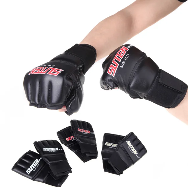 PU Boxing Gloves Kickboxing MMA Training equipment Fighting Sandbag