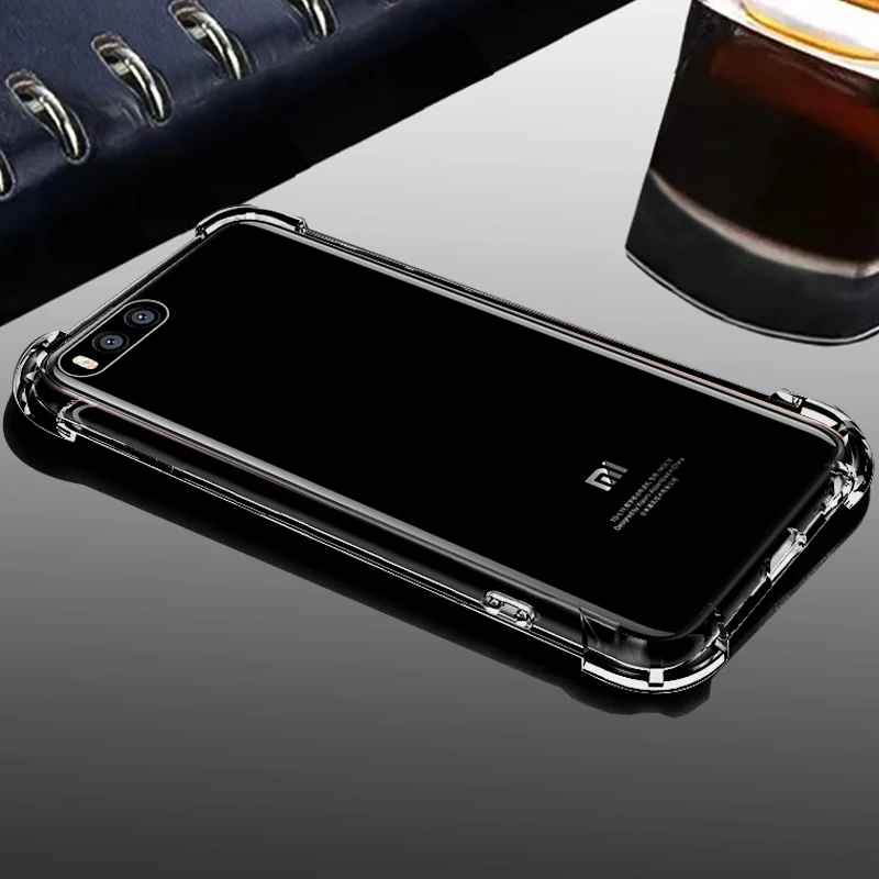 

luxury tpu shockproof protector original phone back coque,cover,case for xiaomi xiomi mi6 mi 6 silicon silicone accessories
