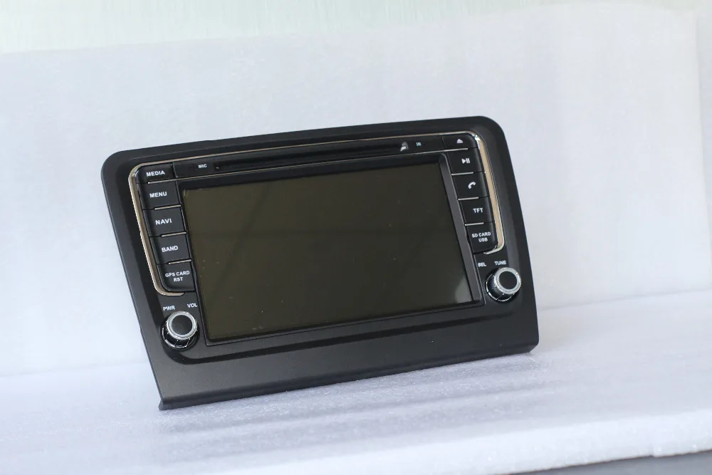 Perfect AHHDMCL Car Multimedia Player DVD Radio Stereo Audio GPS Navigation For Skoda Rapid 2013 2014 2015 2016 3