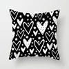YWZN Black and White Geometric Decorative Pillowcases Polyester Throw Pillow Case Striped Geometric Pillowcase kussensloop ► Photo 3/6