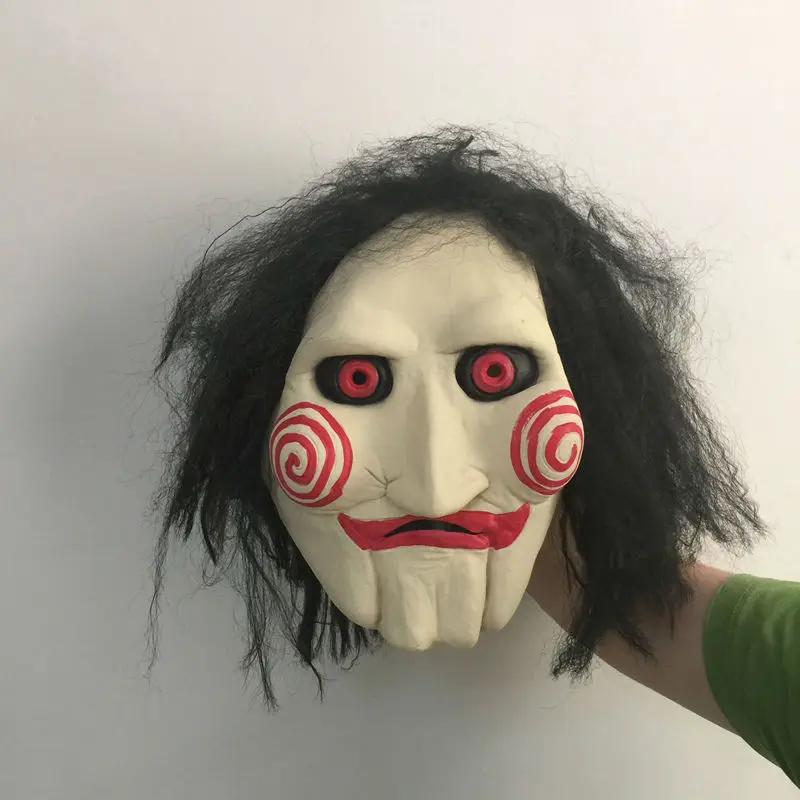 Страшная латексная маска в виде пилы в виде кукольной пилы для Хеллоуина, резиновые маски в виде пилы, жуткие маскарадные маски для вечеринок, подарки, костюм, реквизит для взрослых