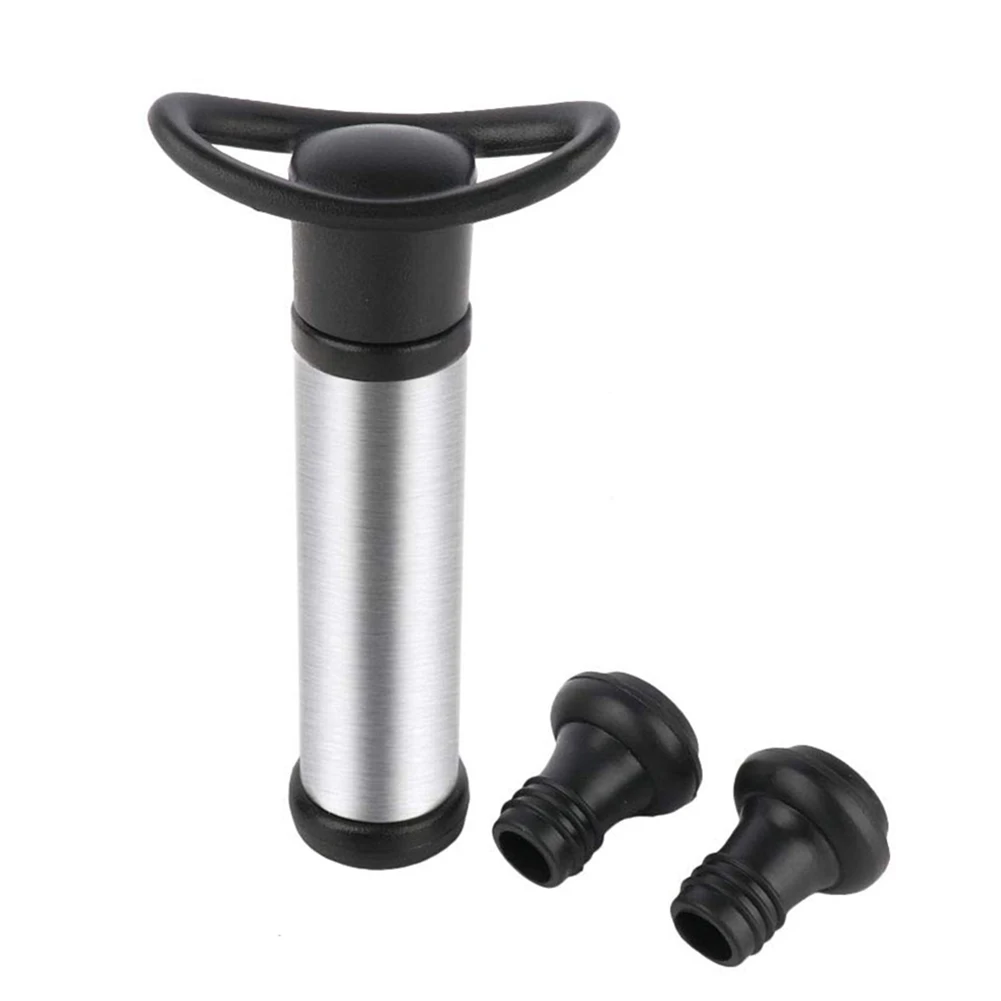 

Vacuum Wine Saver Preserver Pump with 2 Vacuum Wine Bottle Stoppers High quality Hot Sale 1pc