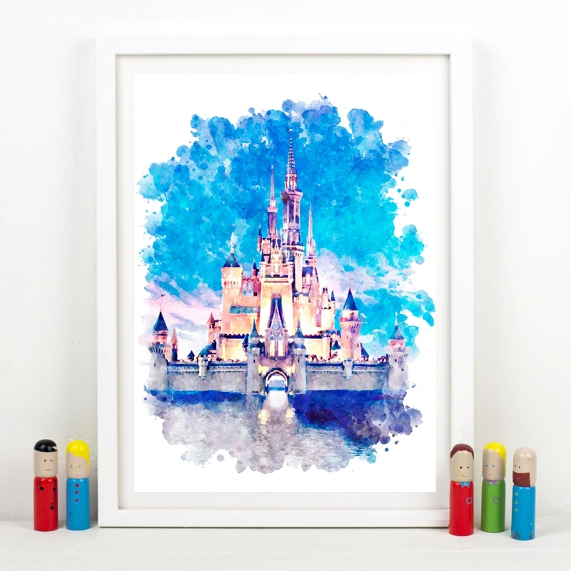 Castle Canvas Art Prints Home Decor