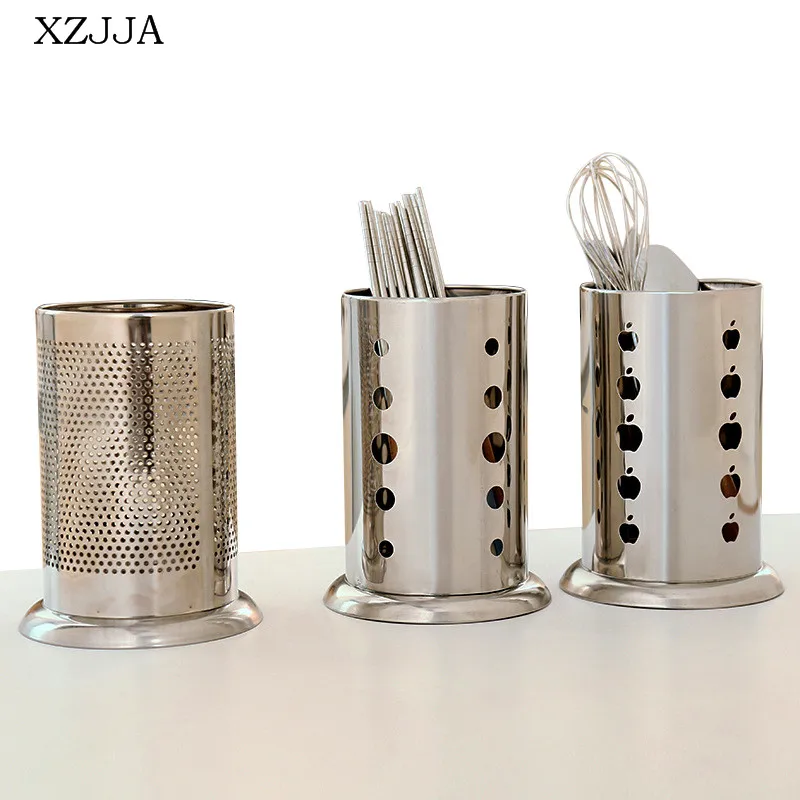 XZJJA Creative Metal Drainage Chopsticks Cage Spoon Storage Rack Cutlery Organize Holder Multifunction Home Kitchen Accessories XZJJA Creative Metal Drainage Chopsticks Cage Spoon Storage Rack Cutlery Organize Holder Multifunction Home Kitchen Accessories
