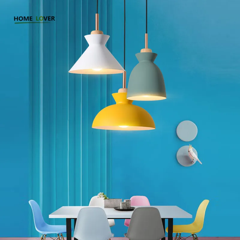 

7 Modern pendant lights indoor Home Decration Lighting suspension luminaire Dinning Room Restaurant Bar hanglamp E27 Bulb Light
