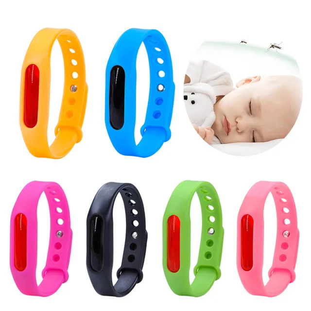 Waterproof candy jelly color Mosquito Repellent Band Bracelets kids