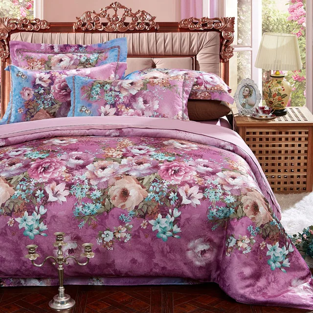 Best Offers Satin jacquard cotton luxury bedding set king queen size bed set floral print 4pc duvet cover bed linen set fit sheet 38 Best Offers Satin jacquard cotton luxury bedding set king queen size bed set floral print 4pc duvet cover bed linen set fit sheet 38