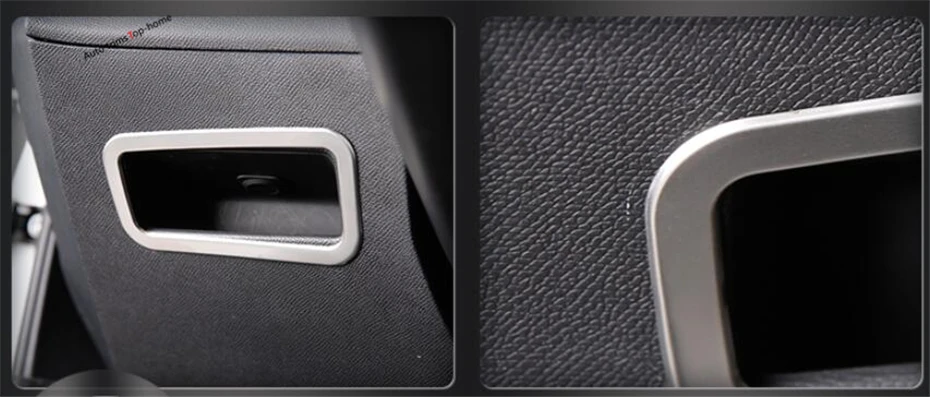 

Yimaautotrims Main Glove Box Handle Storage Clasp Hand Bowl Sequins Cover Trim For Peugeot 3008 3008GT 2017 2018 2019 Interior