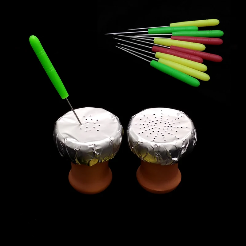 LOMINT Colourful Shisha Aluminum Foil Punching Needle for Water Pipe Hookah Sheesha Chicha Narguil Accessories hookah accessories