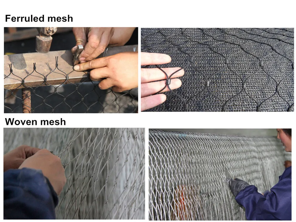 Stainless steel bridge mesh,Stair Railing Mesh,staircase mesh