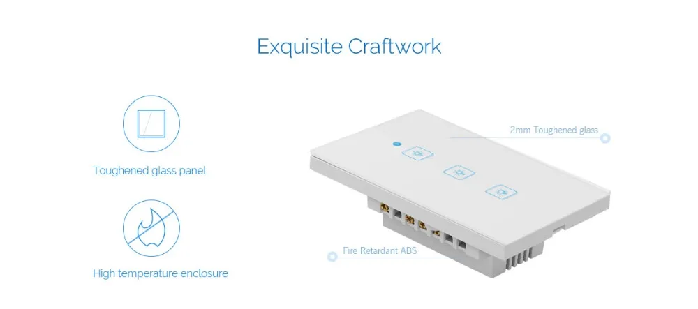 WS Wi-Fi(в том числе от приложений сенсорный Управление настенный светильник Переключатель 1/2/3 Панель настенный сенсорный светильник выключатель Smart google Home с Alexa