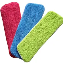 Substituído mop pano reutilizável almofada de microfibra para spray mop prático limpeza de poeira doméstico cozinha sala estar ferramentas limpeza