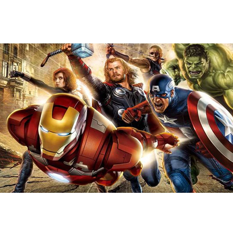 5d Diy Diamond Painting Avengers Marvel Superhero Diamond Embroidery