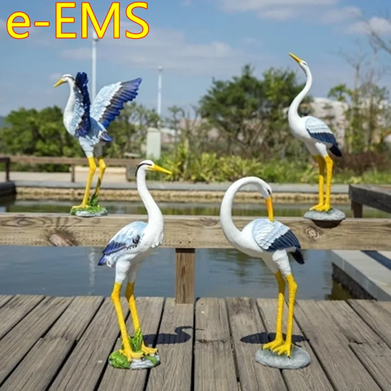 

Simulation Animal Egretta Garzetta Resin Artware Sculpture Landscape Decoration Garden Rockery Ornaments G2338
