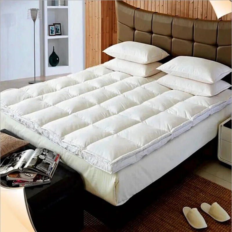 Filling 100% Goose Down Outside Fabric 100%Cotton The thickness of 5cm Mattresses Fivestar Hotel Special-purpose Filling 100% Goose Down Outside Fabric 100%Cotton The thickness of 5cm Mattresses Fivestar Hotel Special-purpose