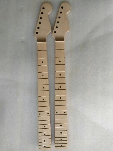 1 pcs  Electric guitar neck   Maple wood Fretboard Truss Rod 21 fret  tiger stripes maple neck  the truss at the heel