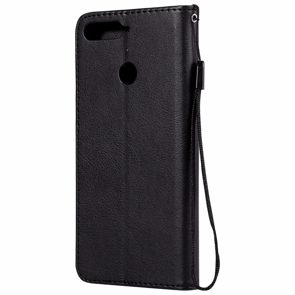 Чехол Etui для Huawei Y6 2018 чехол Y7 Y9 Y5 Prime Y 5 Lite 2019 кожаные чехлы