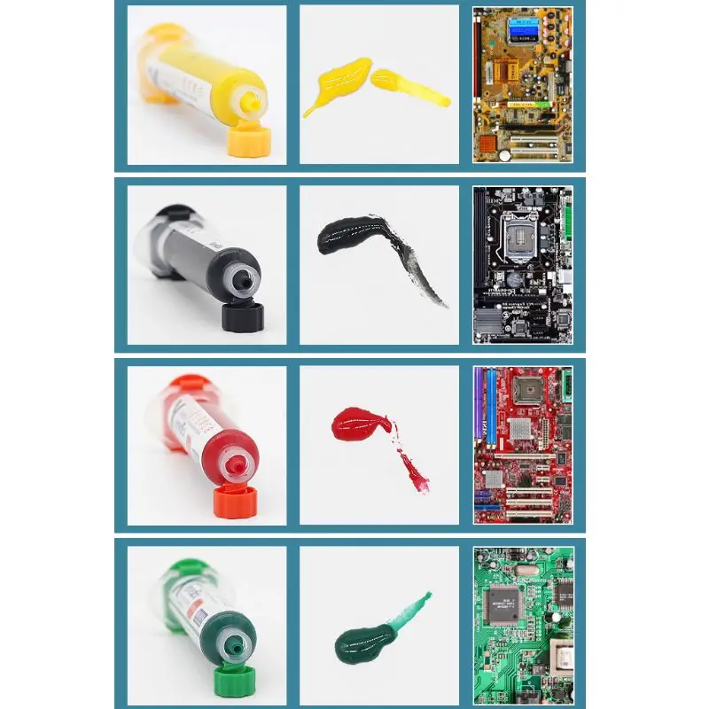 UV Solder Mask PCB BGA Paint Prevent Corrosive Arcing Welding Fluxes Oil Soldering Paste Flux