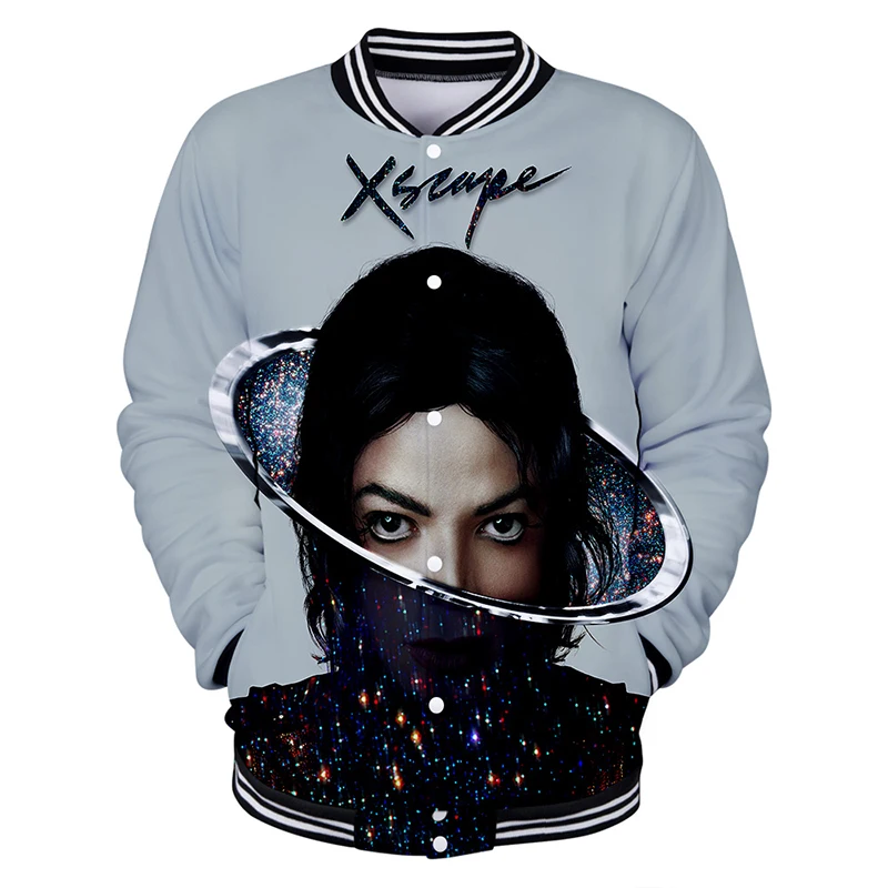 3d Baseball Jacket Coat Michael Jackson Dance Print Fashion Men Women Hoodie Sweatshirts Long Sleeve 3D Hoodies Jackets Tops 4XL