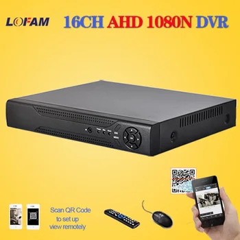 

LOFAM home CCTV DVR 16CH Digital Video Recorder 16 Channel AHD 1080N WIFI Hybrid security surveillance DVR NVR 16ch 1080P HDMI