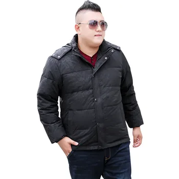 

2019 New Winter Park Hooded Jacket Men's Warm Black Jacket Fashion Casual Short Extra Large 9XL 10XL Camouflage Jacket